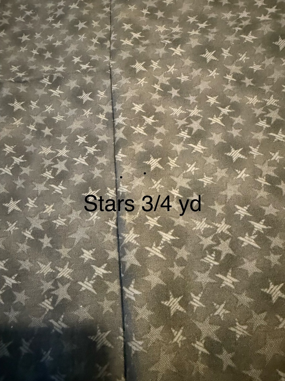 Star Fabric 3/4 yds